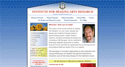 Desktop Screenshot of healingartsresearch.org